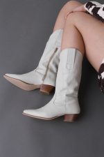 Bota Texana Feminina Alterosa - Off White - Imagem 4