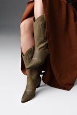 Bota Texana Feminina Valente - Verde Musgo - Imagem 2