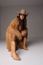 Bota Texana Feminina Águia - Areia