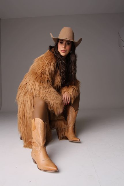 Bota Texana Feminina Águia - Areia